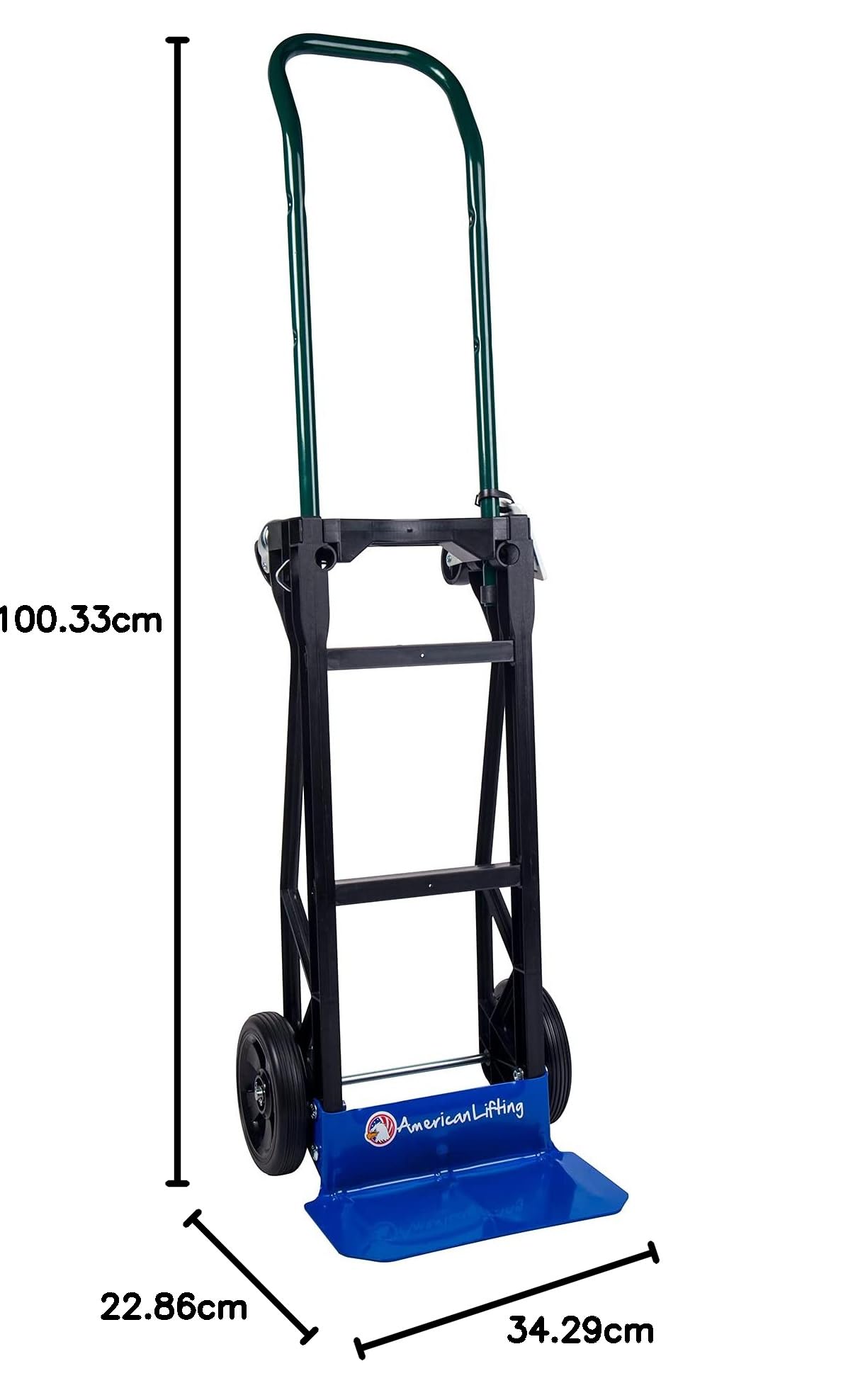 American Lifting Udźwig 180 kg, ultralekki, super mocny nylon, kabriolet ręczny wózek i wózek