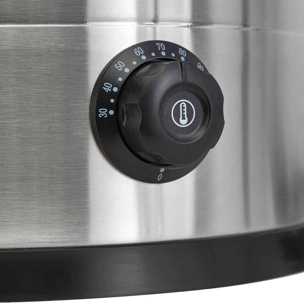 Mega-M Warnik do wody 24,5 l 2800 W inox z kranikiem 230 V | Regulacja temperatury, Keep Warm, wskaźnik poziomu wody, stal inox, kranik, do gastronomii