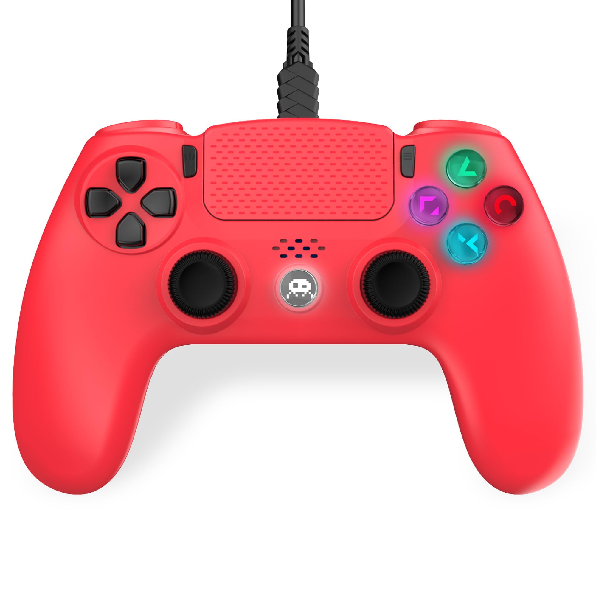 Freaks and Geeks - Wired Controller for PS4 with 3M Cable - Red