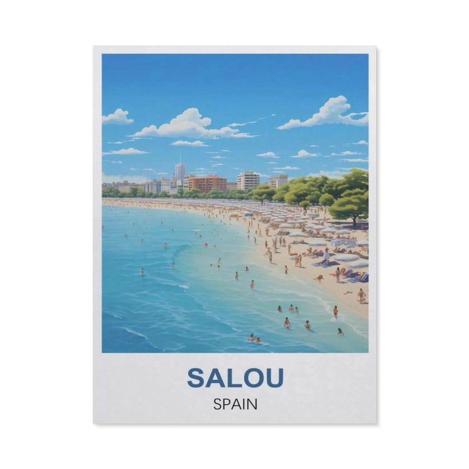BEAYODKP 5D Diamond Painting，Salou Spain（40x50cm）
