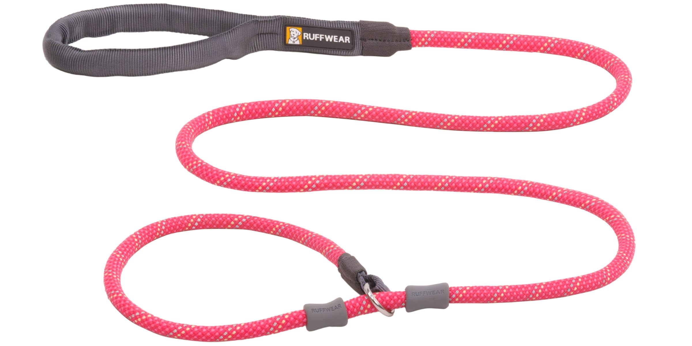 Ruffwear, Just‑a‑Cinch Slip Lead Dog Leash, 5 ft Reflective Rope with Adjustable Silicone Stoppers, Collar‑Free Cinch Design, Tubular Webbing Handle,