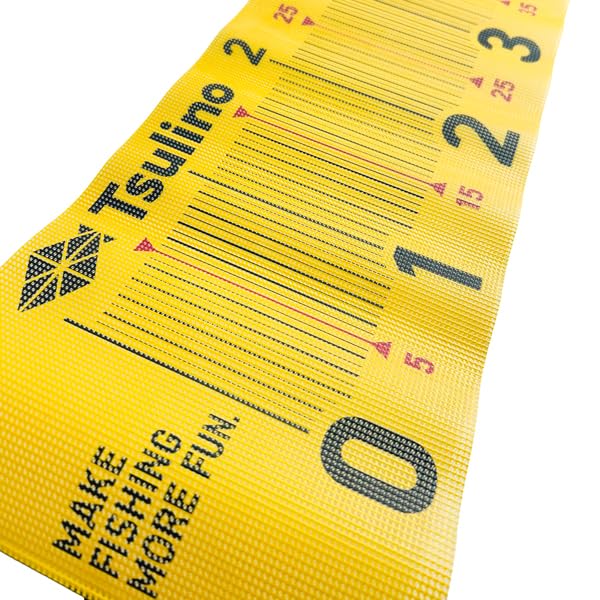 Tsulino Mesh Fishing Measure Mustard