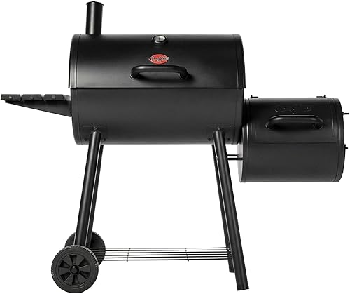 Char-Griller Smokin' Pro - Parrilla de carbón para ahumar, color negro