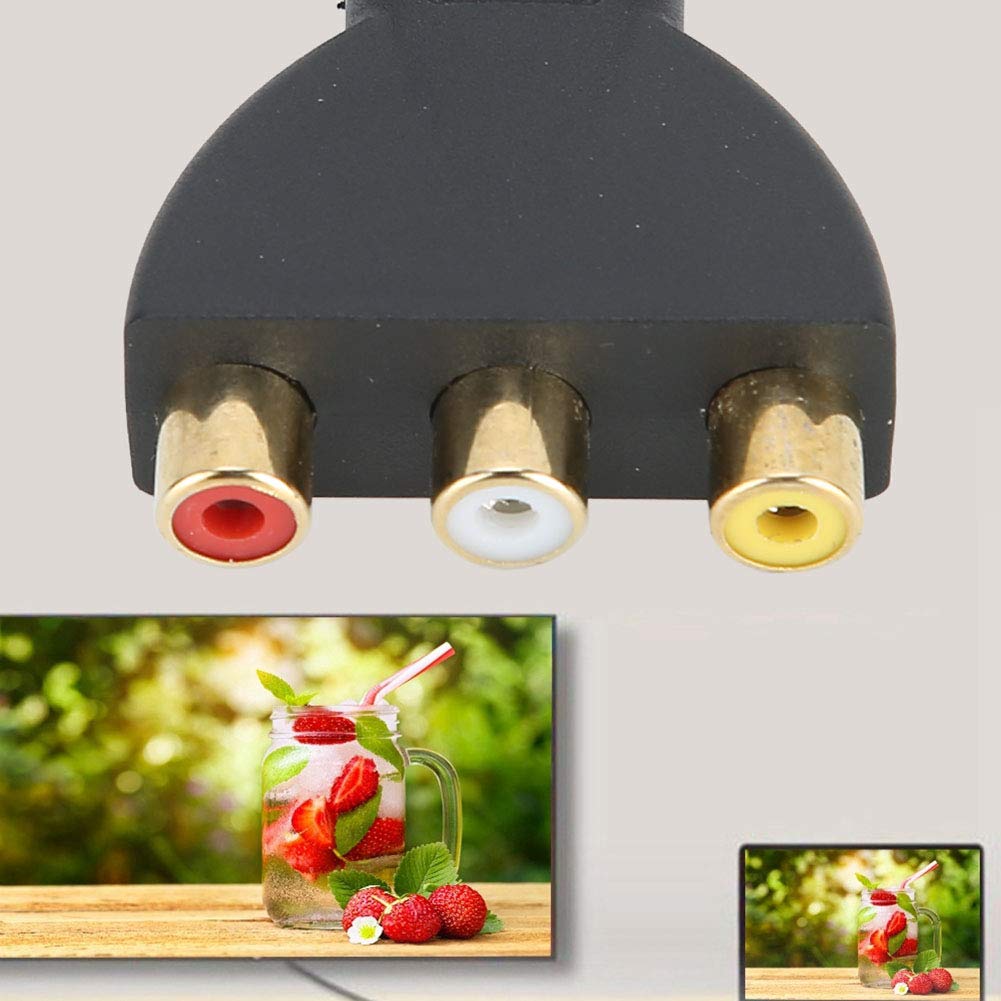 Adattatore HDMI a AV da HDMI a RGB per convertitore componenti 1080P audio e video adattatore di sincronizzazione