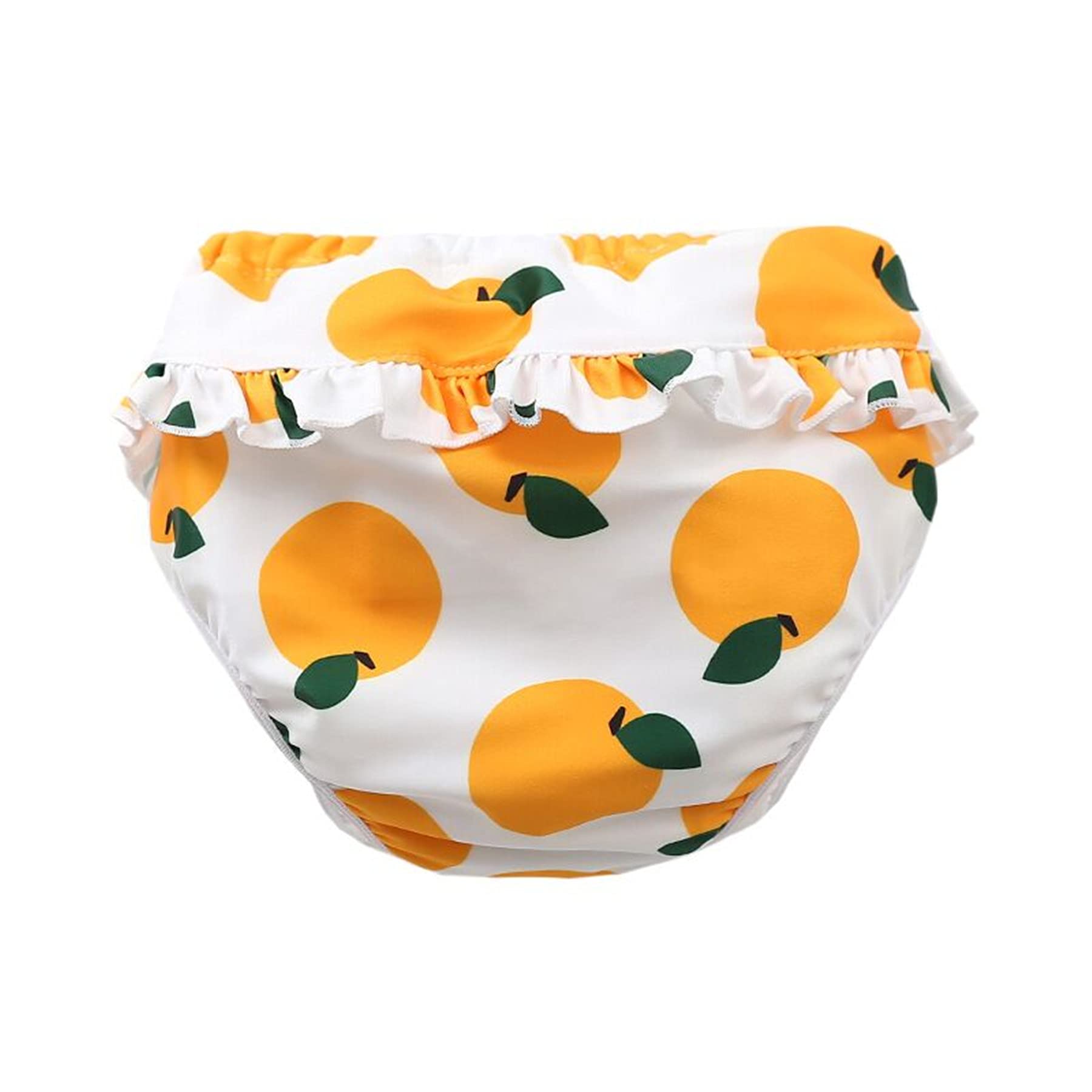 Ziemlich Schwimmwindel mit Rüschen, Auslaufsicher Badewindel Mädchen Junge,Waschbar Wasserdicht Baby Windelhose Badewindelhose,0-4 Jahre (Farbe b, M/22-28lb/1-2 Jahre)