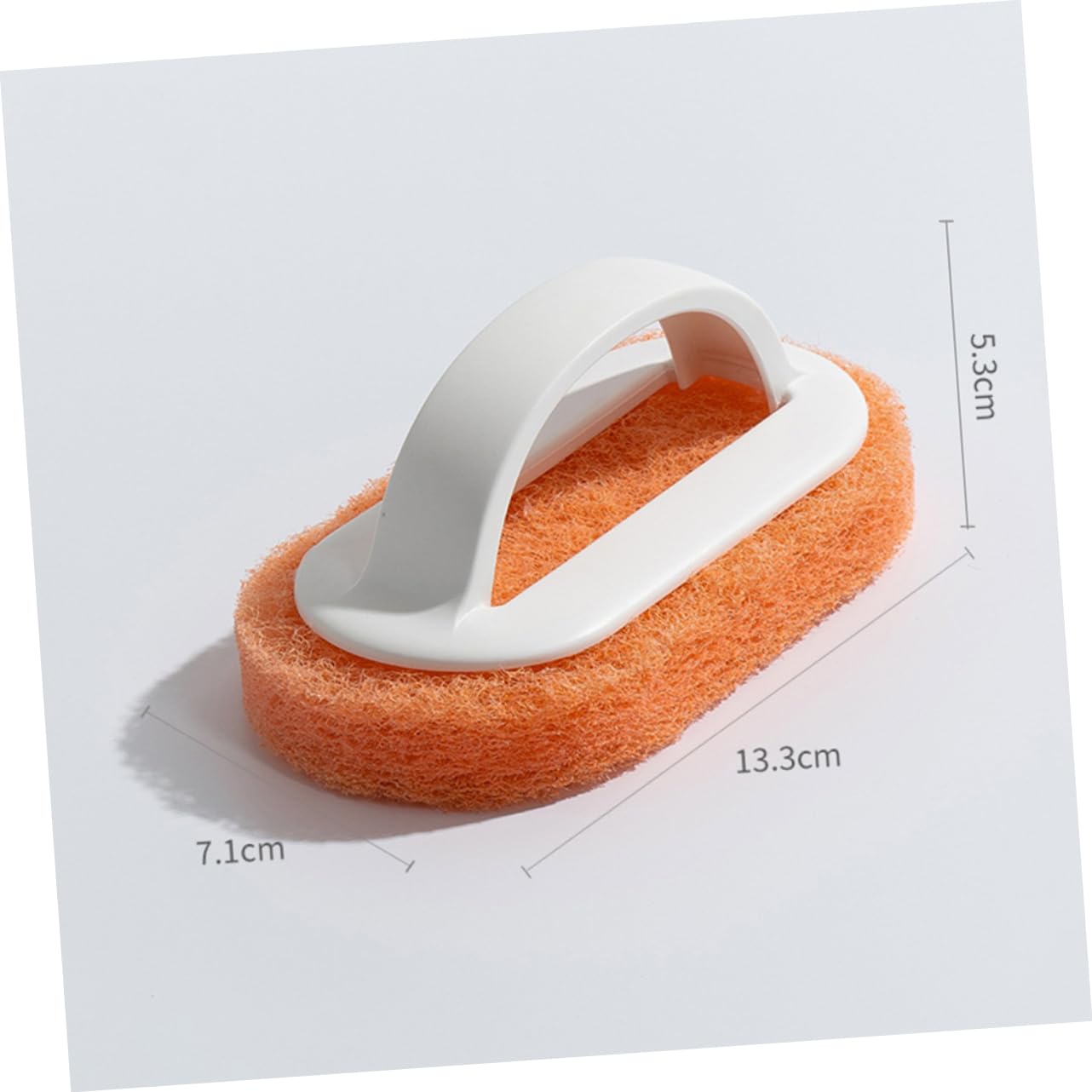 WOFASHPURET Kitchen Cleaning Brush Handle 4pcs Pp Scrubbers Soft Bathtub Tile Scrubbers for Bathroom Surfaces