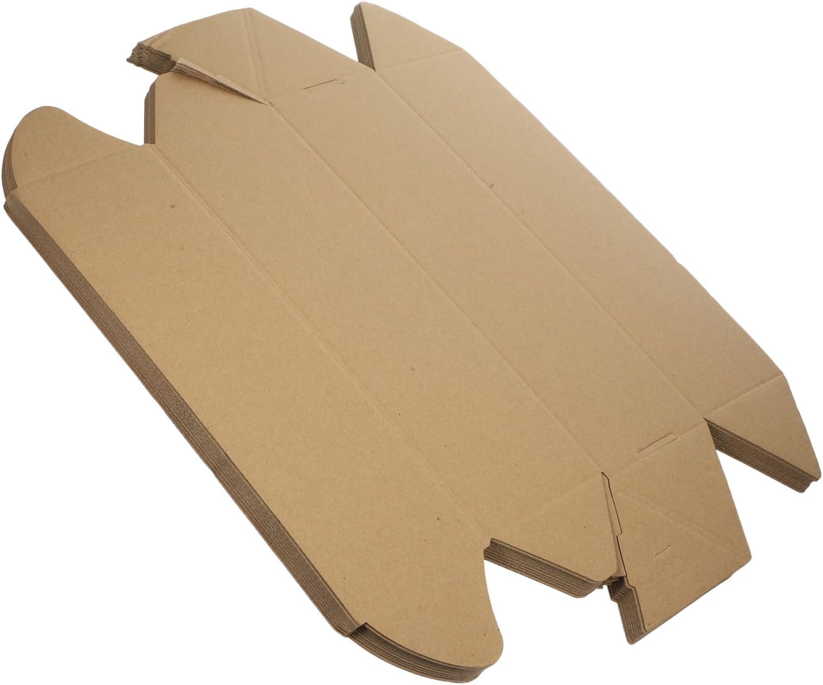 10pcs Kraft Mailing Triangle Boxes for Artwork Storage and Poster Transport, Long Cardboard Shipping Tubes for Artists and Crafts, Portable Triangular Storage Tubes for Drawings and Prints