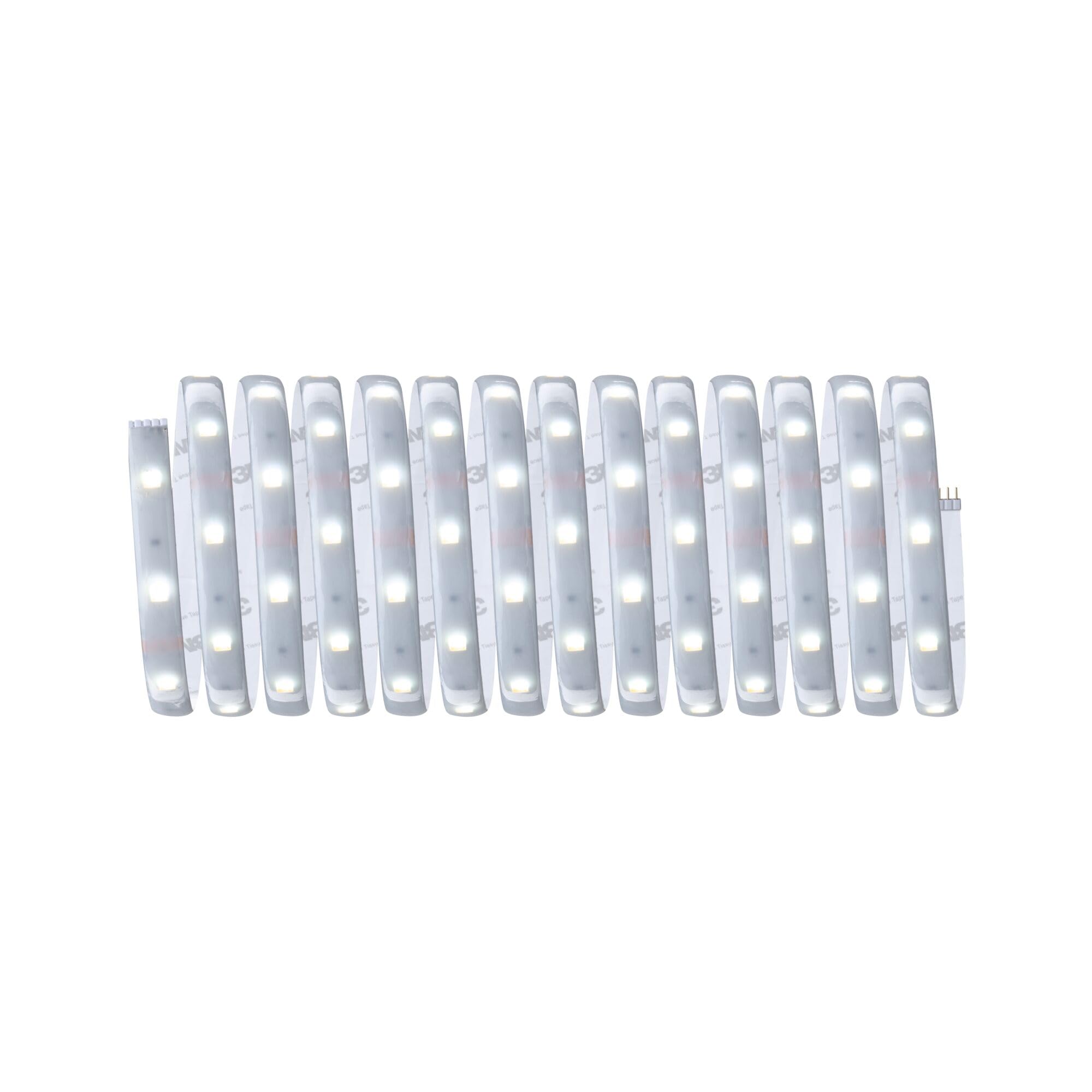 Paulmann 78870 Strip LED MaxLED 250 set básico SmartHomeZigbee TunableWhite 5m IP44 18W 230/24V 1350lm plateado, tira luz LED, resistente salpicaduras