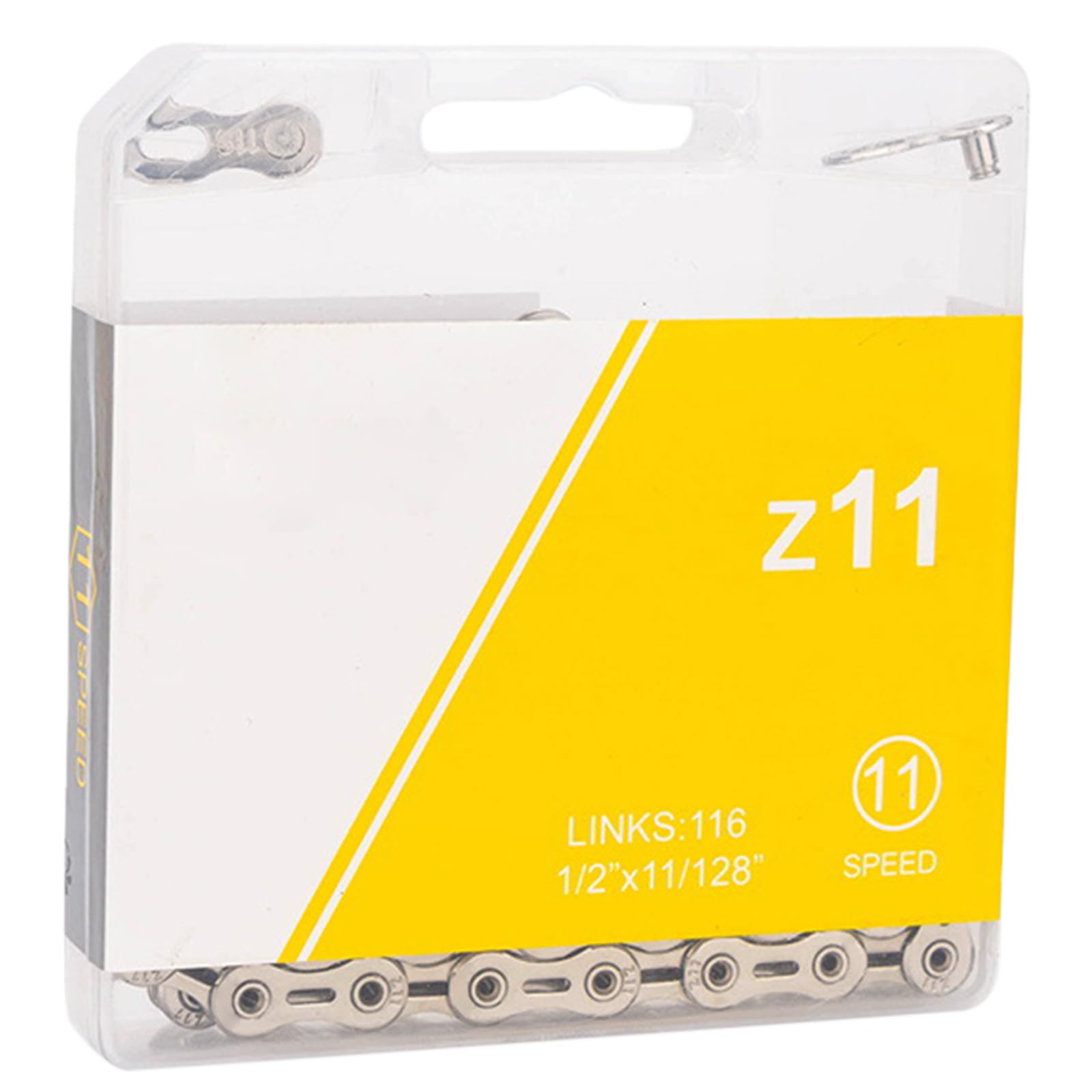 Cadena de 11 velocidades para bicicleta de montaña con conector de eslabones perdidos, cadena ligera fácil de usar, con conector de eslabones perdidos