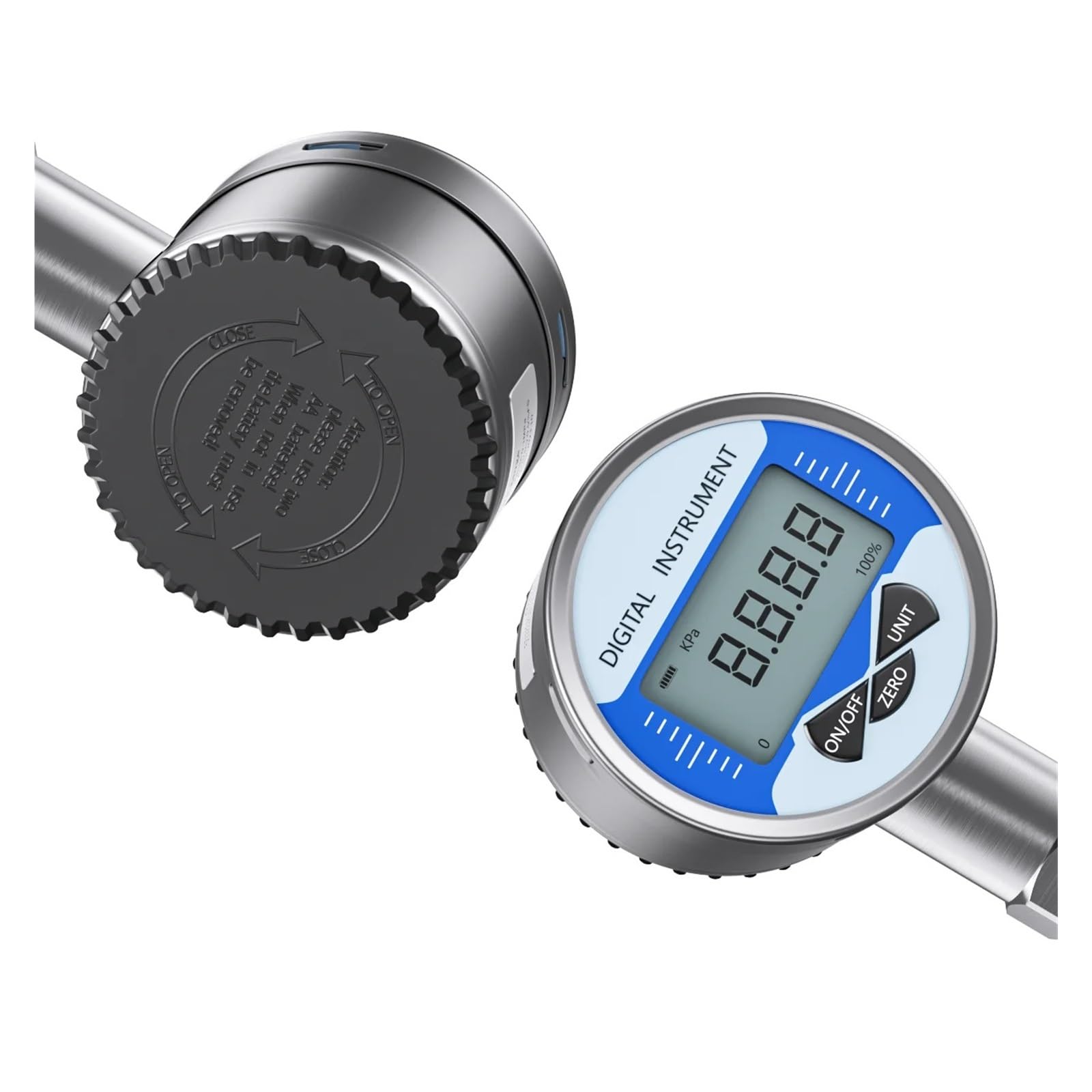 Manómetro, Manómetro hidráulico Digital, medidor de presión de agua M20 x 1,5, manómetro Digital de combustible líquido Radial de 60mm, manómetro de presión de aceite de aire(NPT1-2 Radial,0-40Mpa)