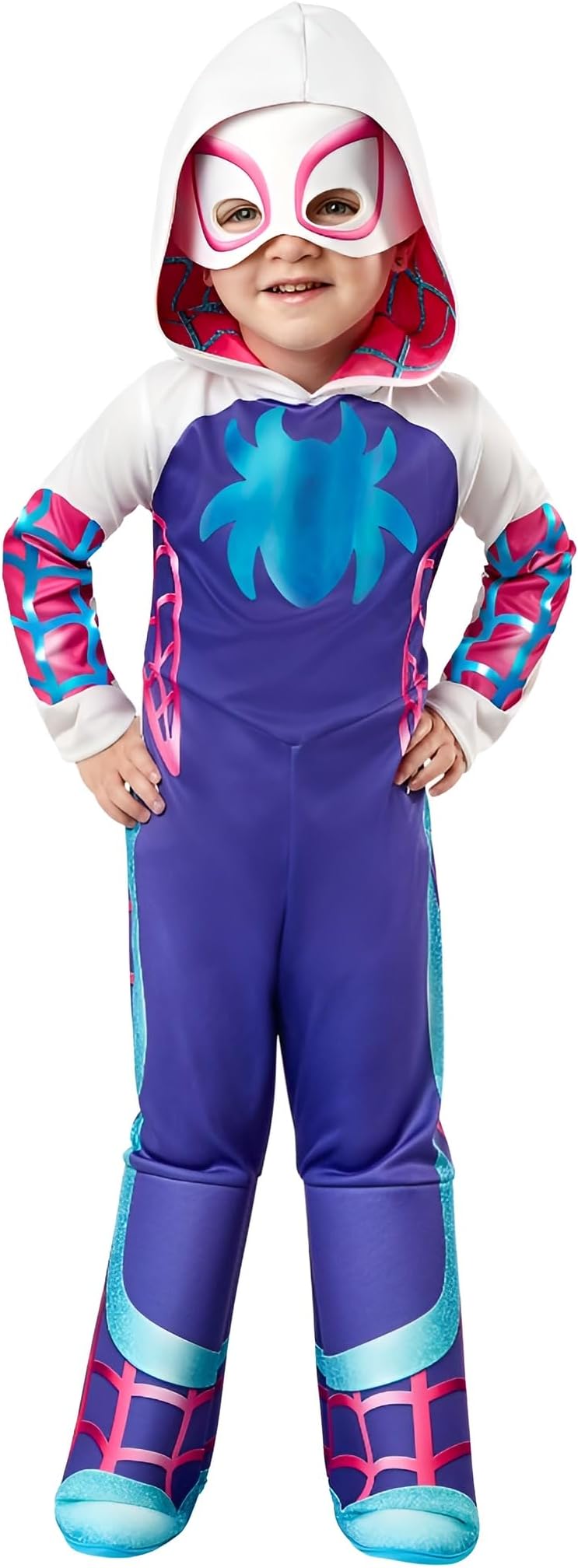 Rubie's Official Marvel Spidey and his Amazing Friends Ghost Spider Deluxe Toddler Costume
