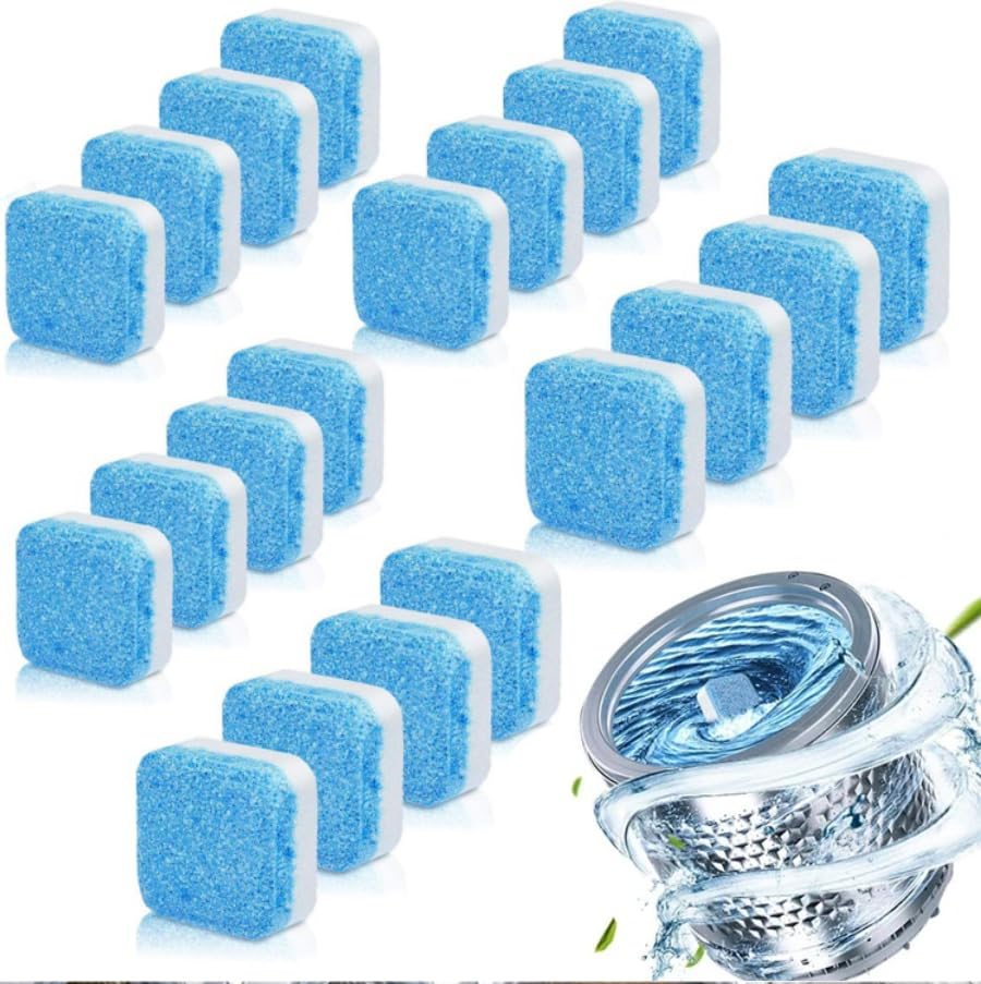 GOLDINKS 20 Pcs Washing Machine Deep Cleaning Detergent Powder solid washing machine cleaner tablet for all Company’s Front and Top Load Machine Tub Drum Stain Remover Washer Cleaner (B09NGHCKQ5) Amazon Price History, Amazon Price Tracker