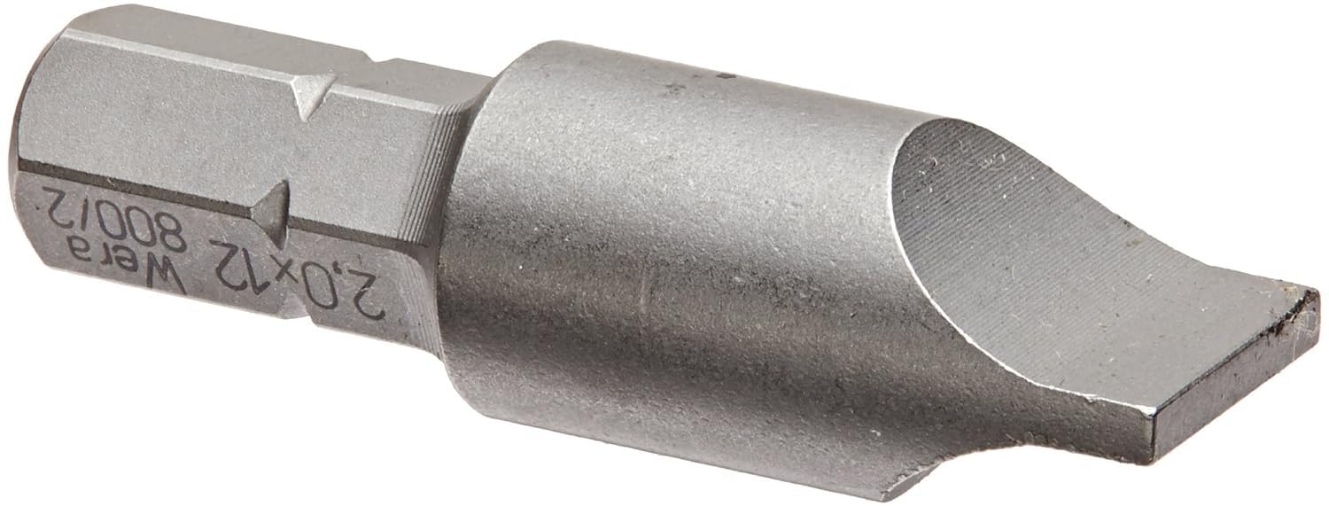 Wera Series 2 800/2 Z Sheet Metal Bit, Slotted 2mm x 12.0mm