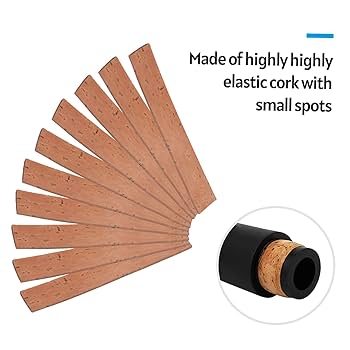 Produktbild von Jadeshay Klarinette Kork, 10 Stu00fccke Klarinettekorken, Klarinette Joint