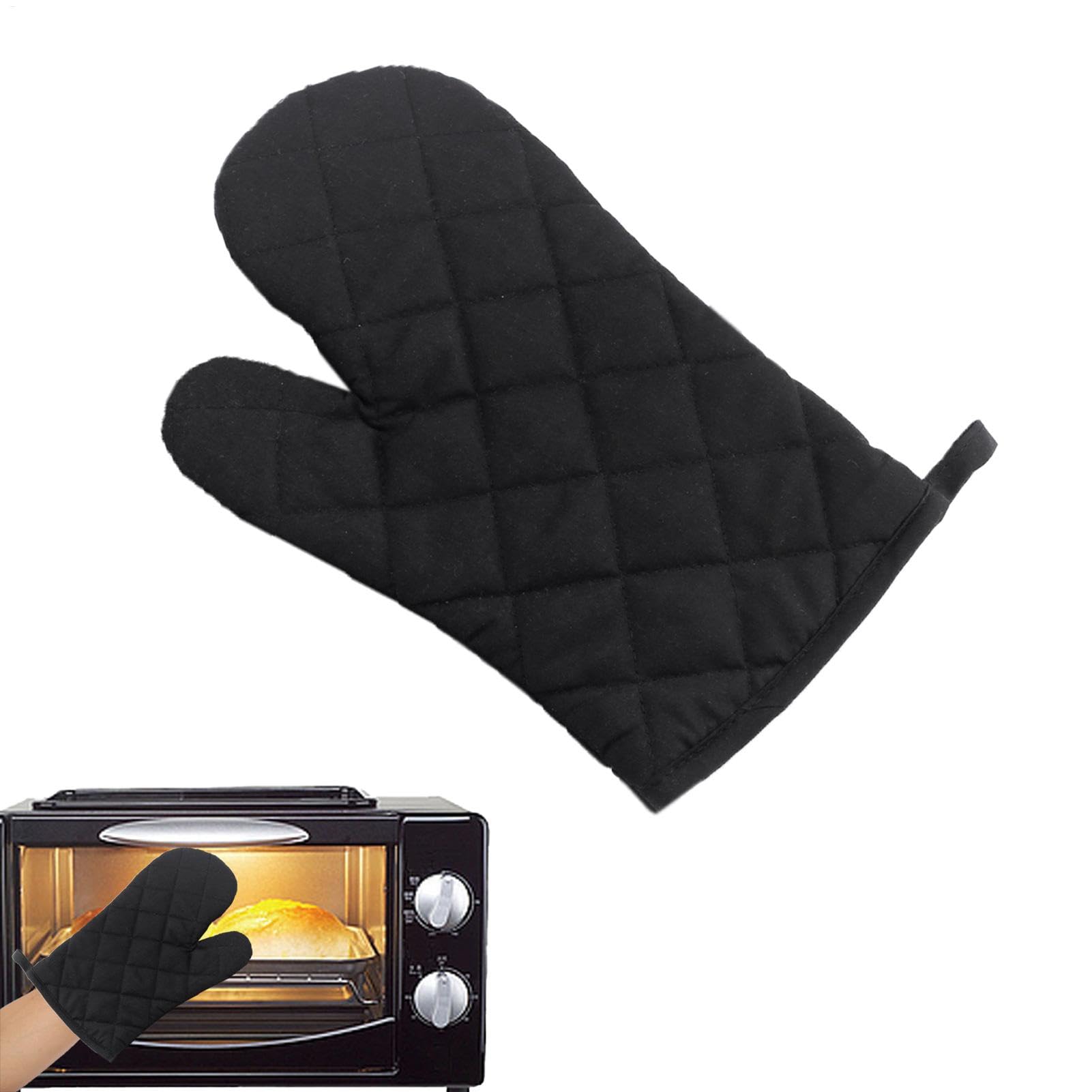 Guanti da cucina, guanti da griglia, resistenti al calore, guanti da | cucina lunghi, anti-scottatura, resistenti al calore e antiscivolo, guanti lunghi spessi e flessibili p