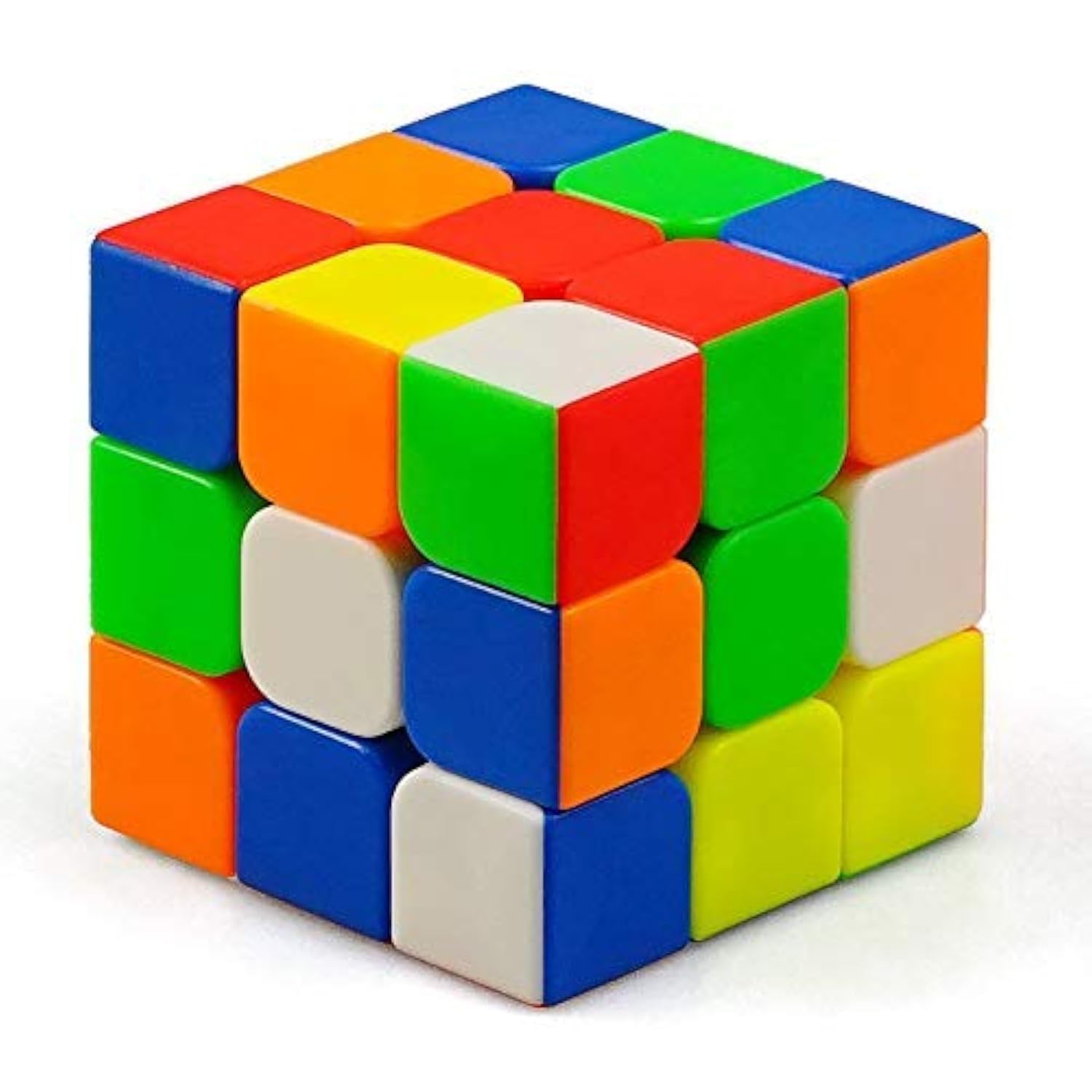 FunBlast Cube 3x3 Cube High Speed Stickerless Cube - 3x3x3 Speed Cube, Puzzle Cube for Kids and Adults, Match Making Puzzle Cube - Best Birthday Return Gifts for Kids (B07MV64XNF) Amazon Price History, Amazon Price Tracker