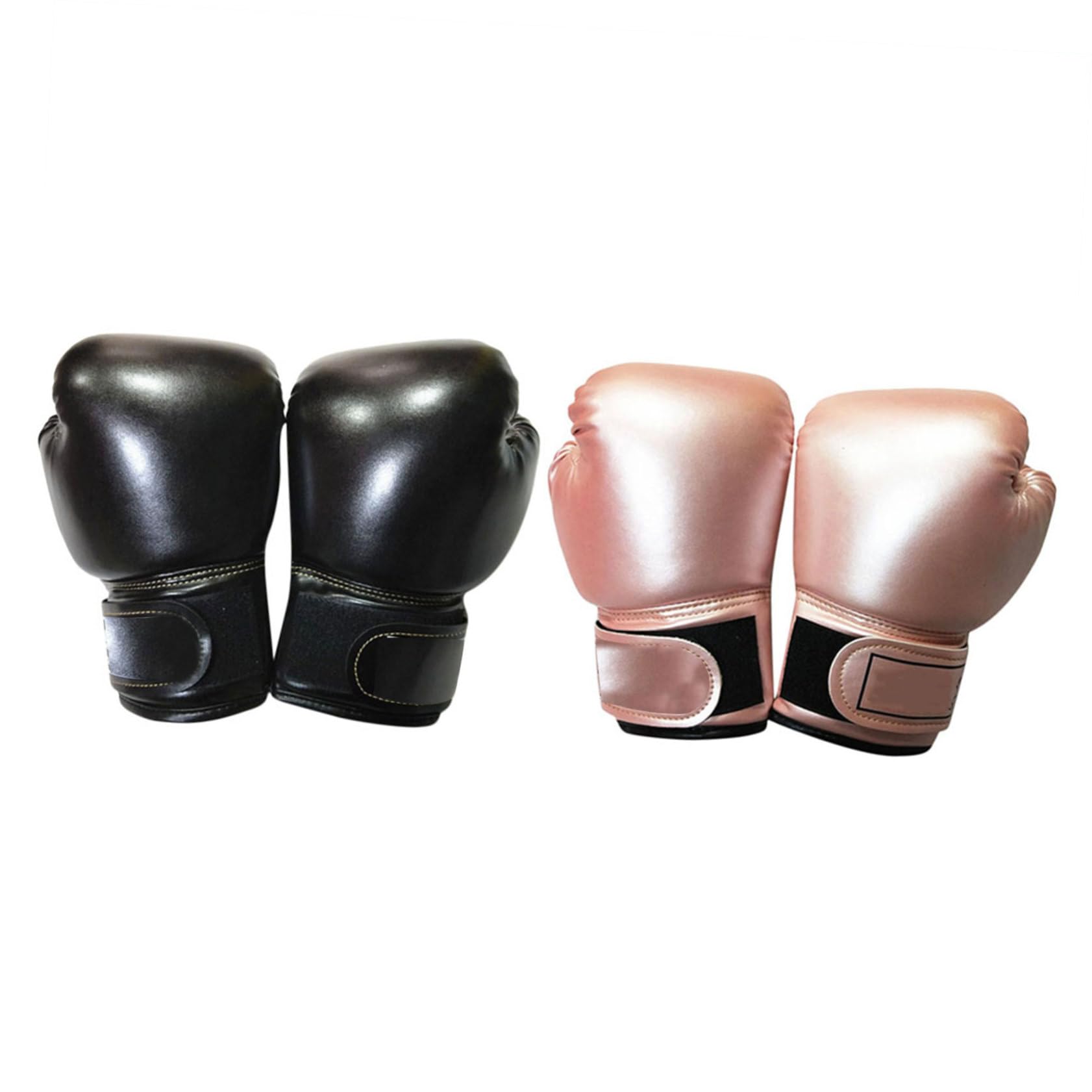Guantes de boxeo infantiles BESPORTBLE en negro con forro transpirable 8