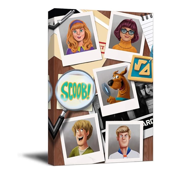 Buy Scoob Bathroom Wall Decor 20" x 30" Print Framed Scooby Doo Movie Rogers Jones Daphne ...