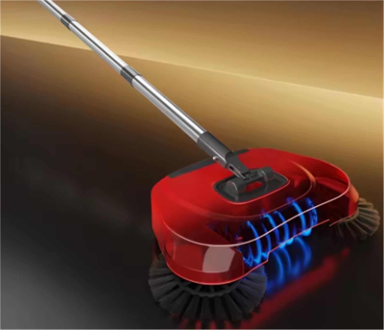Spazzatrice manuale 3 in 1 con paletta, lavapavimenti non elettrico