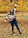 ZESICA Women's Long Sleeve Crew Neck Striped Color Block Casual Loose Knitted Pullover Sweater Tops Black