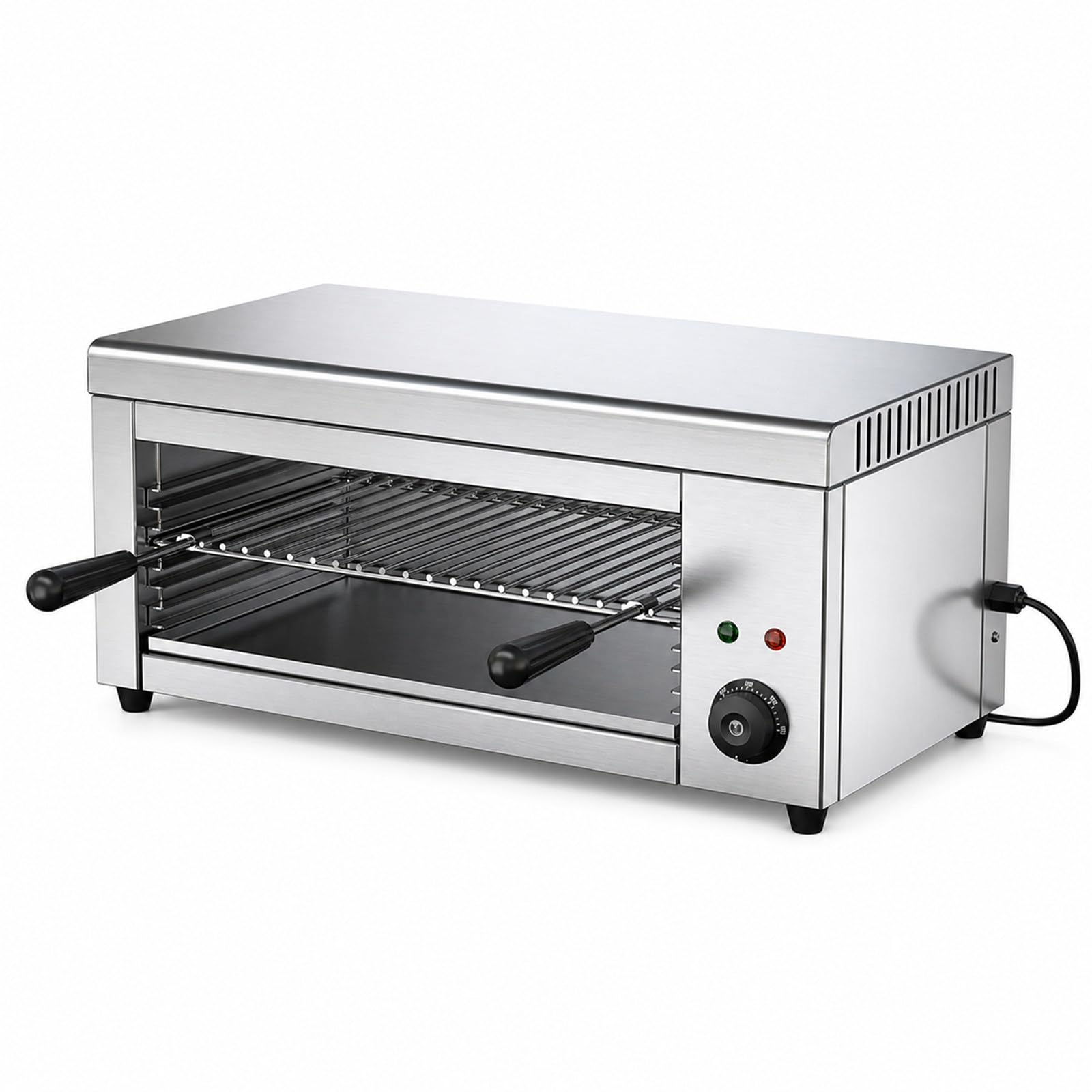 Acier Inoxydable Salamandre Murale 2000 W, Chauffage Rapide pour Cuisine Pro