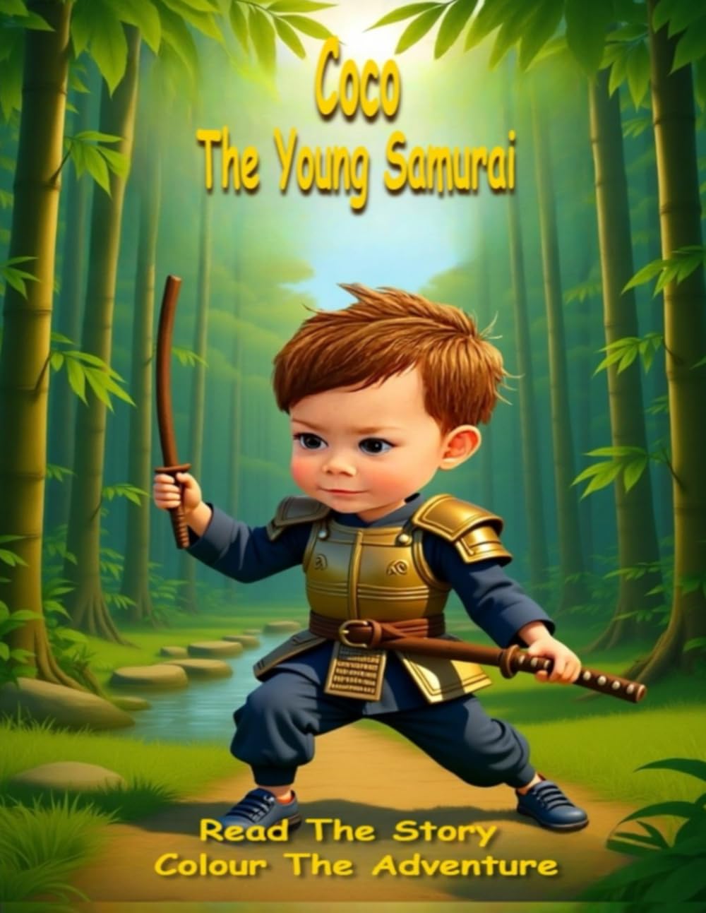 Coco The Young Samurai: Read & Colour Adventure: A Children's Story & Colouring Book for Ages 4–8 (Coco the Brave’s Adventures)