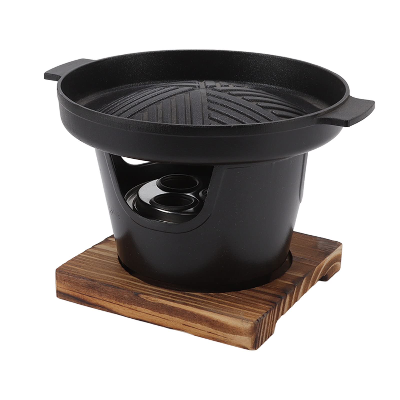 Grill stołowy, bezdymny, przenośny mini grill BBQ, ze stopu aluminium, grill BBQ do użytku wewnątrz, japoński mini grill na węgiel drzewny (HN-BBQ18A)