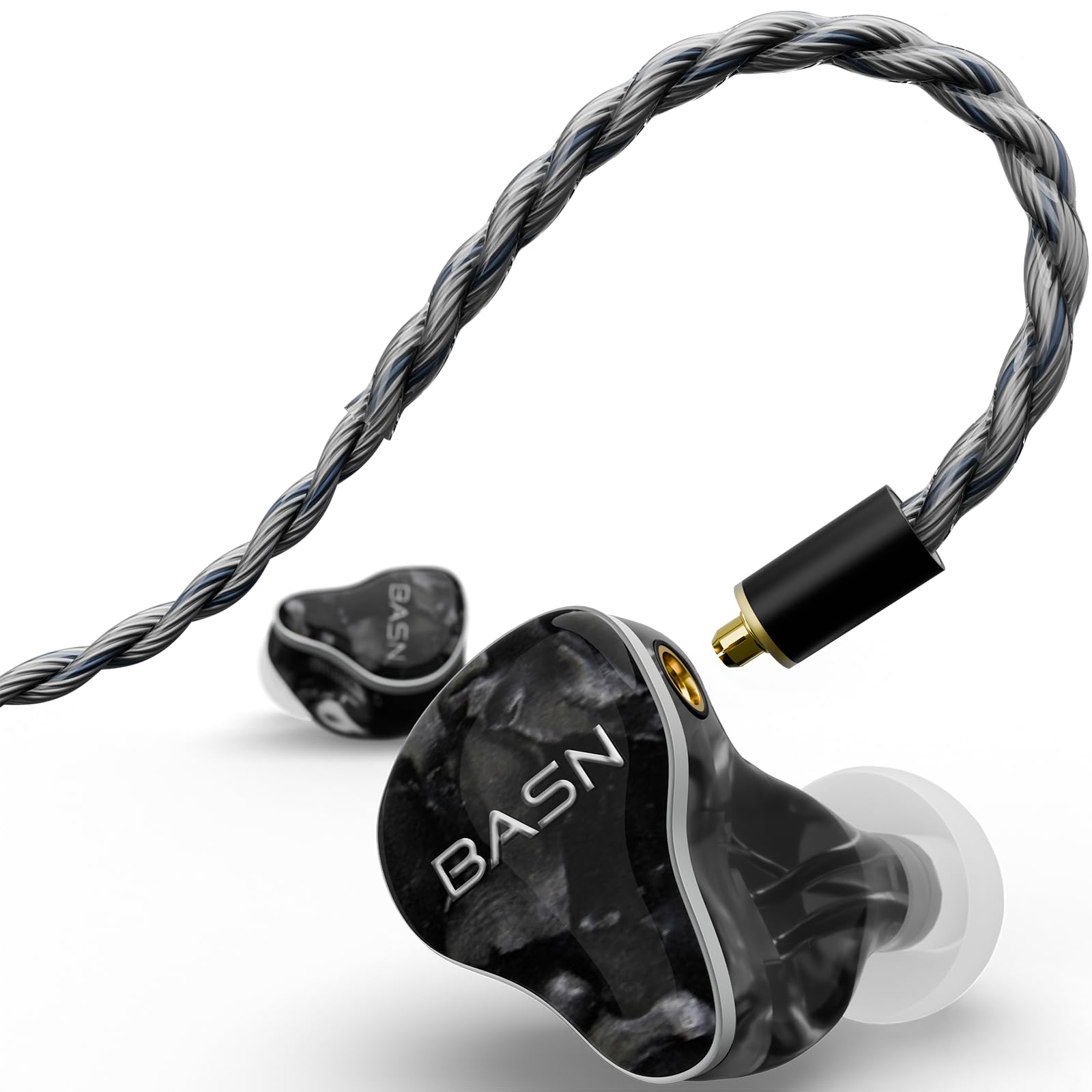 bass master5 in ear monitors with 5 drivers obsidian black