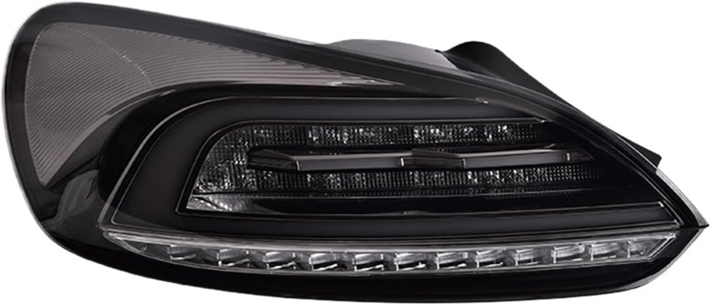 Car Tail Lamp DRL Rear Light Compatible for VW Scirocco 2009-2015 Turn Signal Brake Lights(Black)