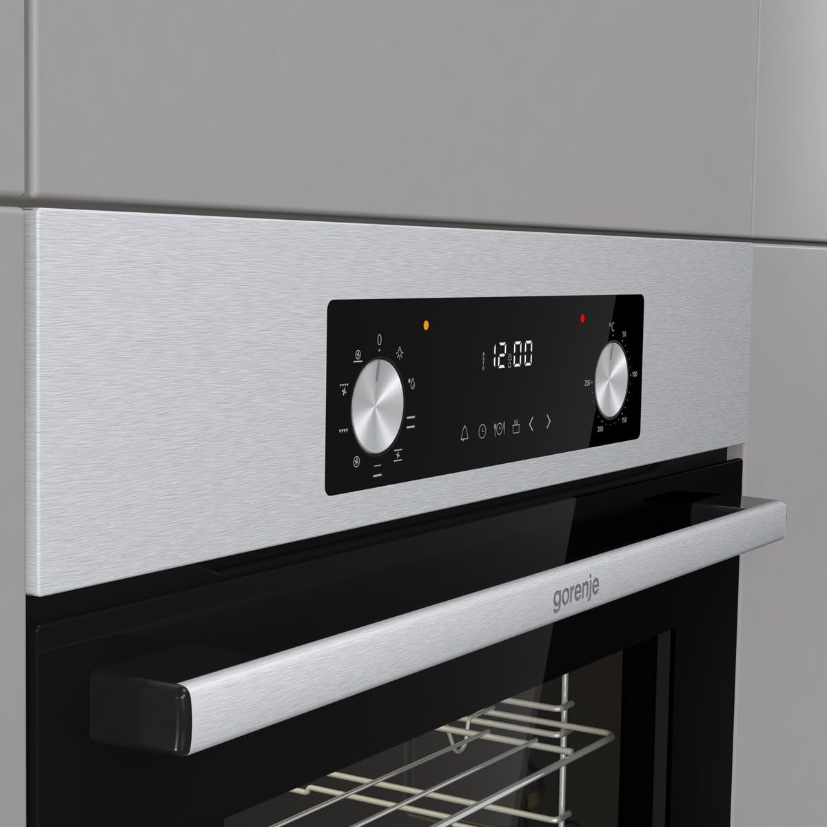 Gorenje BOA6737AO1X Einbaubackofen 73 Liter BigSpace Heißluft 250° EcoClean-Email 2fach verglast 9 Funktionen EEK: A