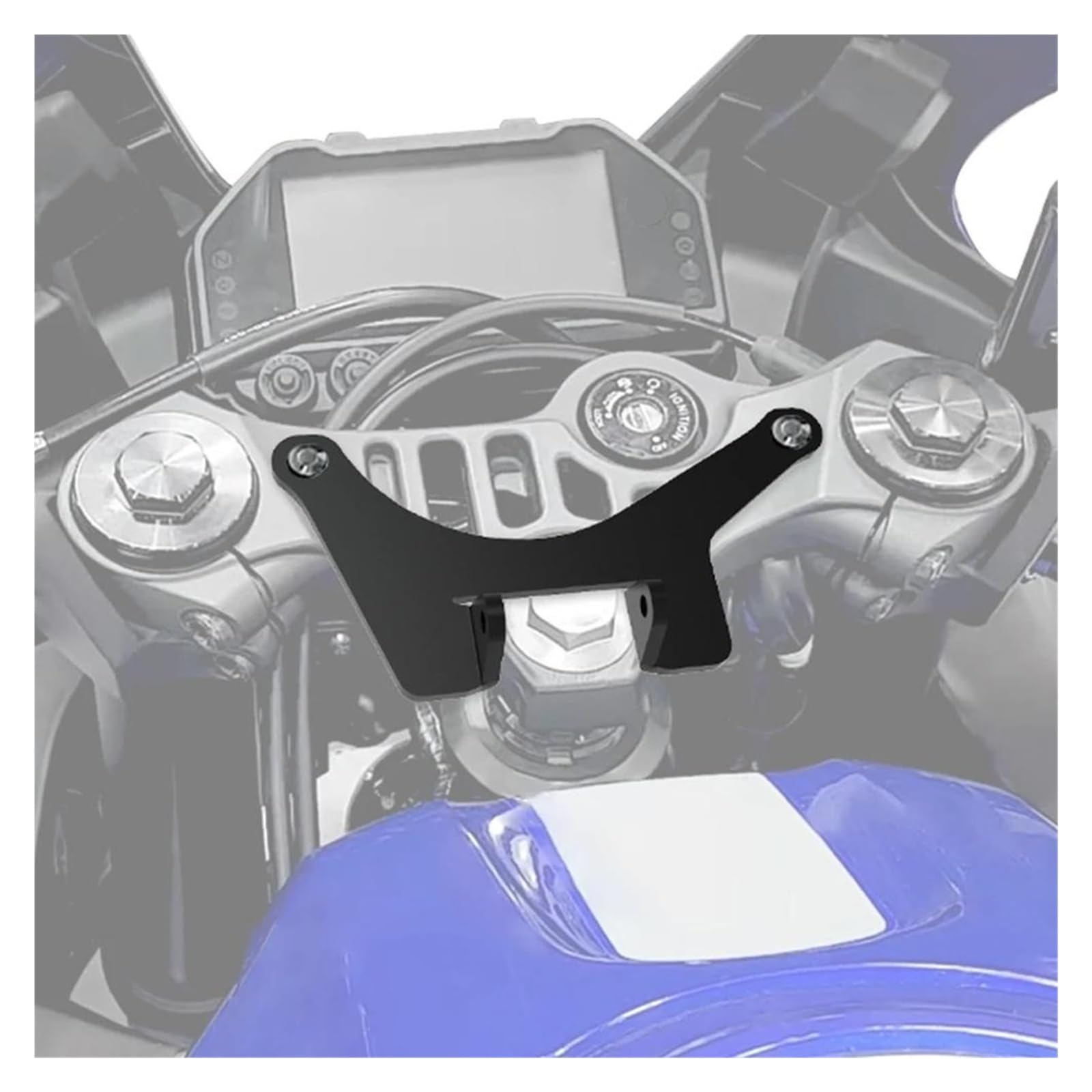 Support De GPS/téléphone en Aluminium pour Moto pour Yam&AHA YZF-R3 (2019-2024)(Type 1)