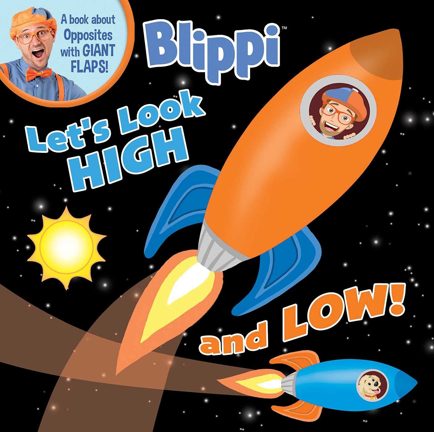 Blippi: Let's Look High and Low (8x8 with Flaps)