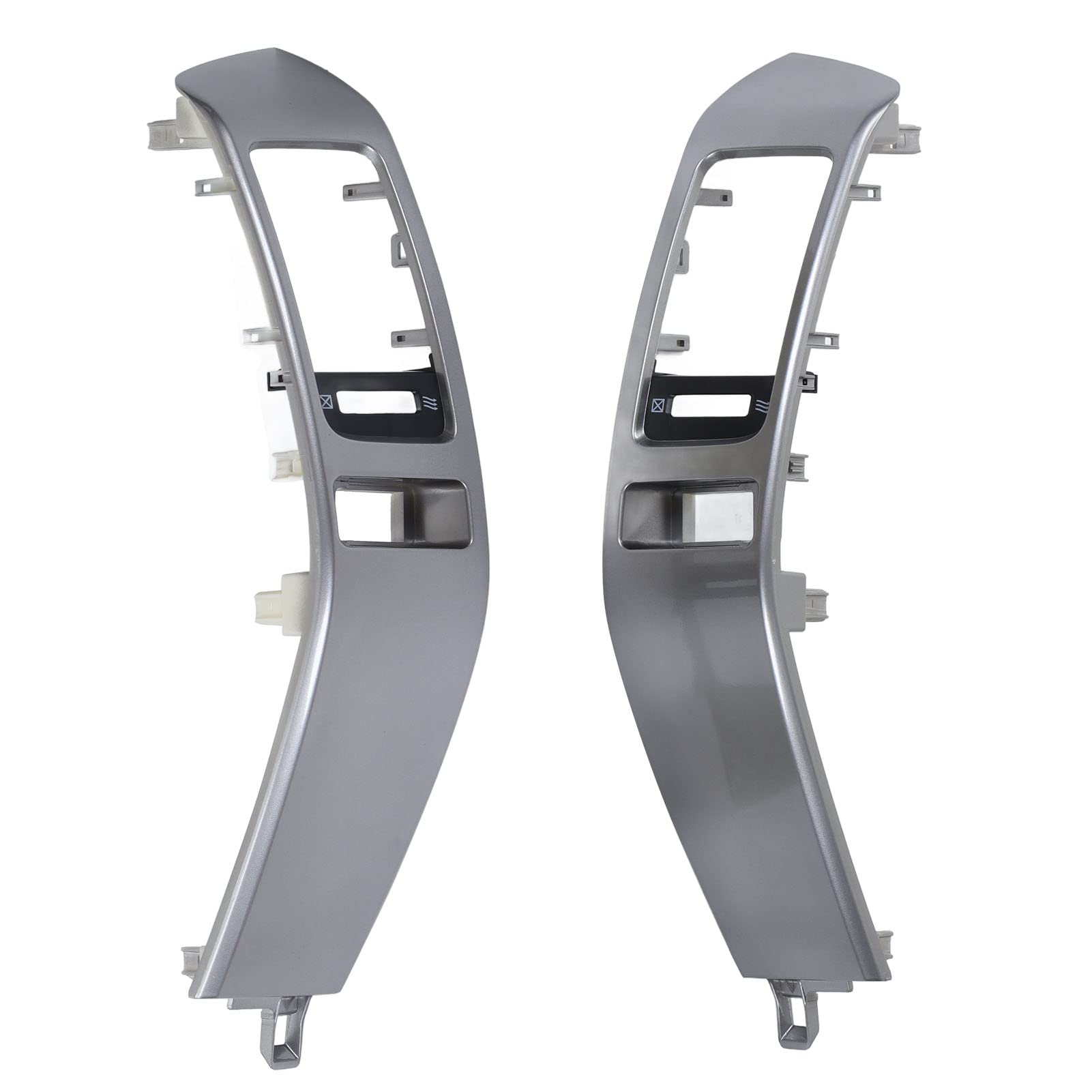 Console Dash AC Air Fit for Vent Cover Direct Replacement for Land Cruiser Prado 2003‑2009 J120 Series Easy to Install Set of 2 Panels