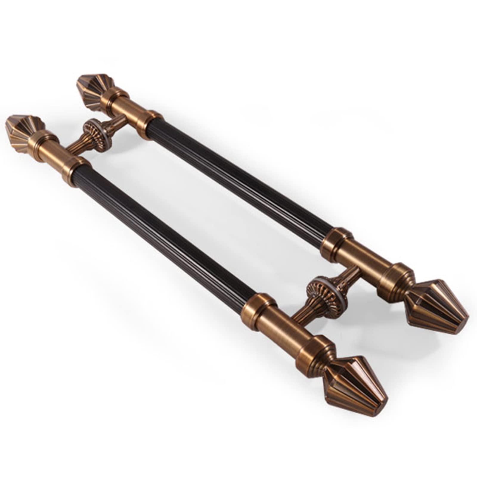 Poignée de porte coulissante de style européen antique en H de 120 cm