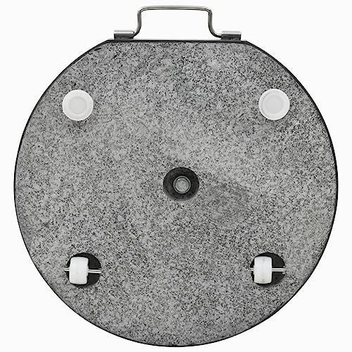 SKM Parasol Base Granite 28.5 kg Round Black (Weight-30KG)