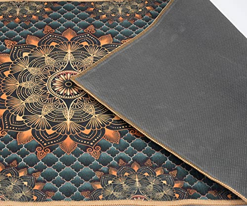 Image of Premium 3D Printed Carpets for Living Room | Carpets for Hall | Bedroom | Living Area | 3x5 Feet Rectangular
