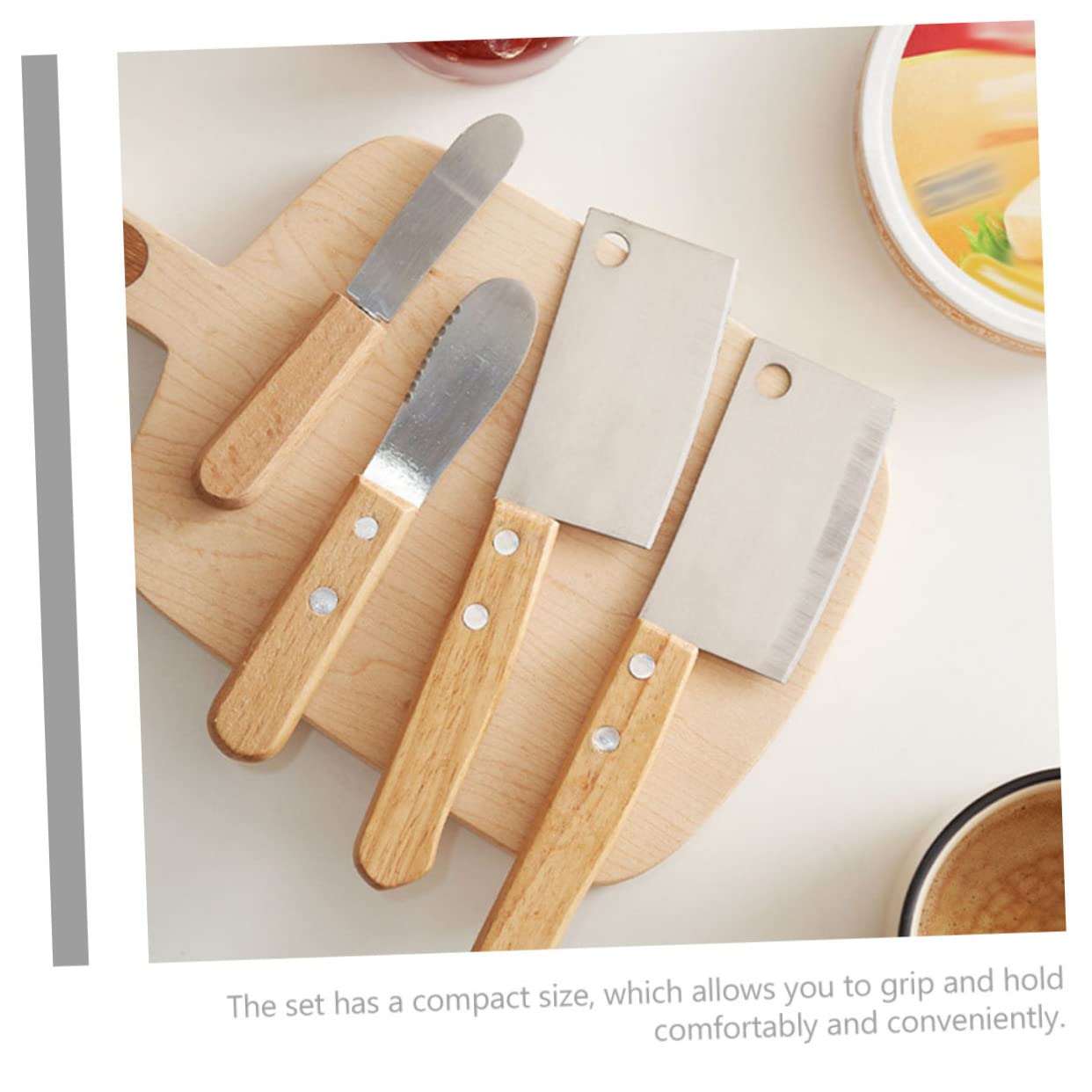 GRIRIW 1Set Ergonomic Cheese Cutters Jam Spreaders Kitchen Essentials Butter Knives for Easy Slicing Spreading for Baking Cooking