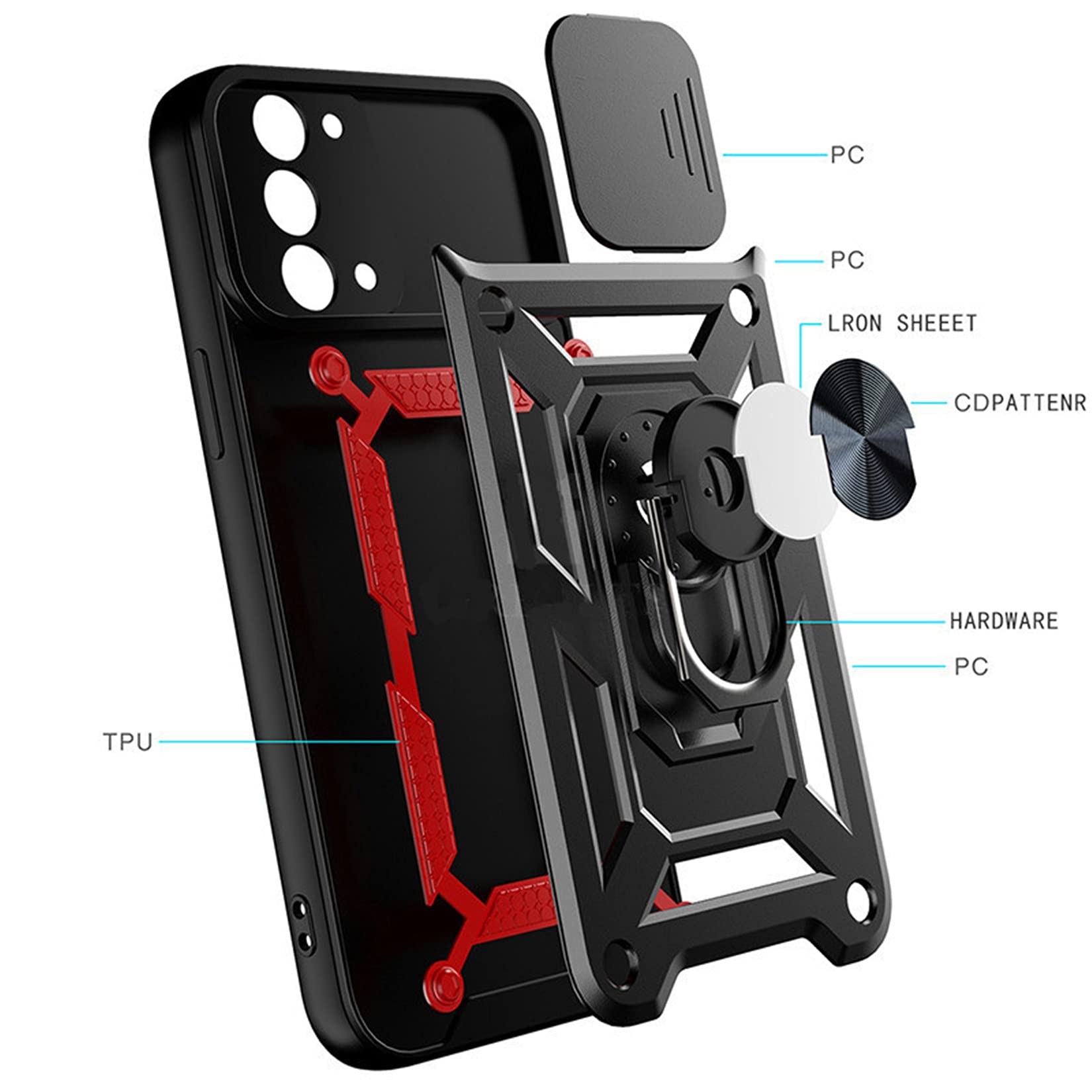 POUHYE Coque Pour Oppo Find X3 Lite 5G Etui, Transparent