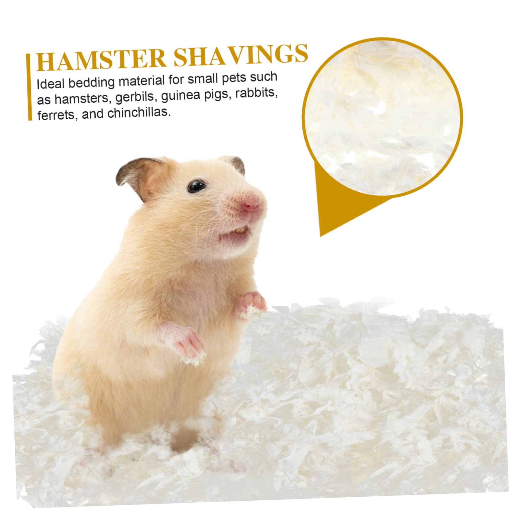 ibasenice Staubarmes Papiersägemehl für Hamster und Meerschweinchen Weiches Papierstreu für Saubere Käfige im Aquarium und Käfig