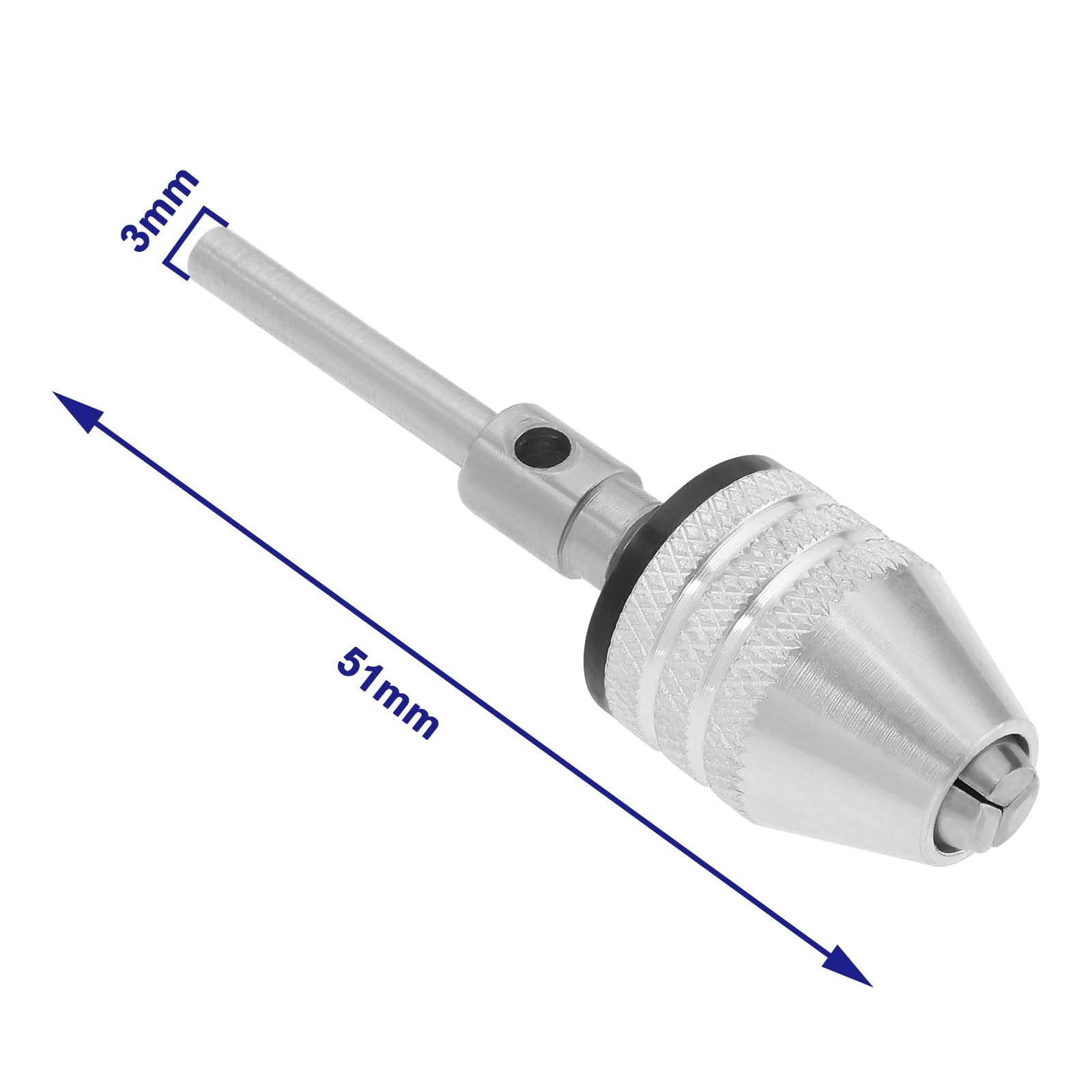 LT Easiyl 3mm Shaft Keyless Drill Chuck Electric Grinder Drill Chuck Drill Quick Change Adapter Drill Bit Converter Adapter Electric Grinder Accessoriees - Image 4