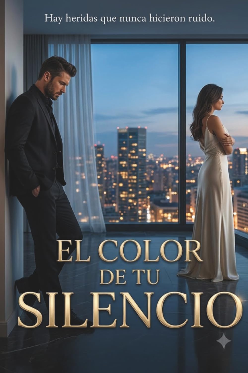 El Color De Tu Silencio: Huimos de lo que sentimos, hasta que el silencio nos delata, Romance contemporáneo con drama emocional y estilo poético.