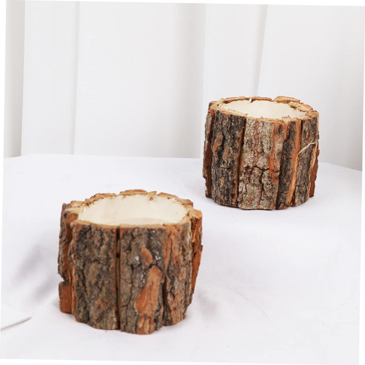 HOMSFOU 3 Piezas Portalápices De Madera Organizador De Escritorio Para Bolígrafos Contenedor De Estilo Sencillo Hogar Portalápices Prácticos Para Oficina