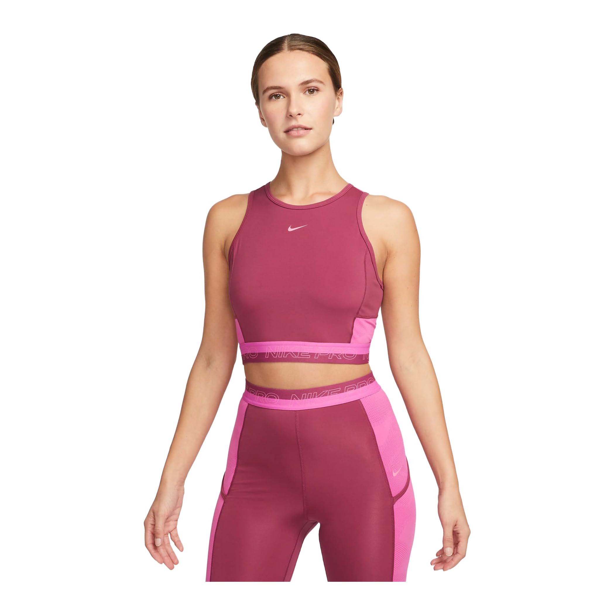 Nike W NP DF Crop Tank Femme Canottiera Donna
