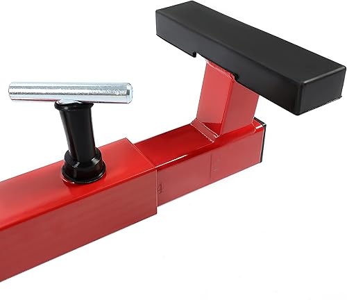 Miniatura 6 de KUAFU Caja de Camión Ajustable para Camionetas con Eleva-cama de Acero Resistente con Recubrimiento en Polvo en Rojo, Capacidad 800LB