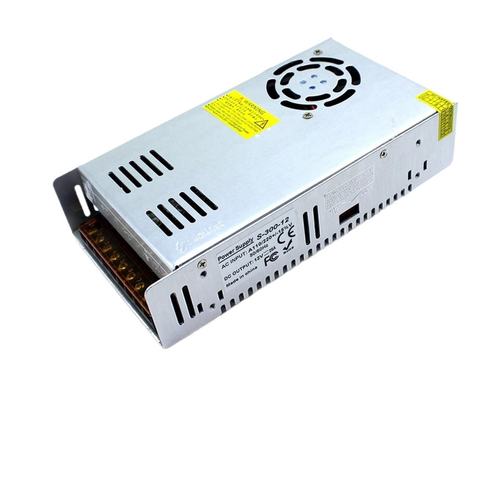 FCARUMIQP DC12V 25A 300W Switching Power Supply Adapter 12V Led Lighting Driver