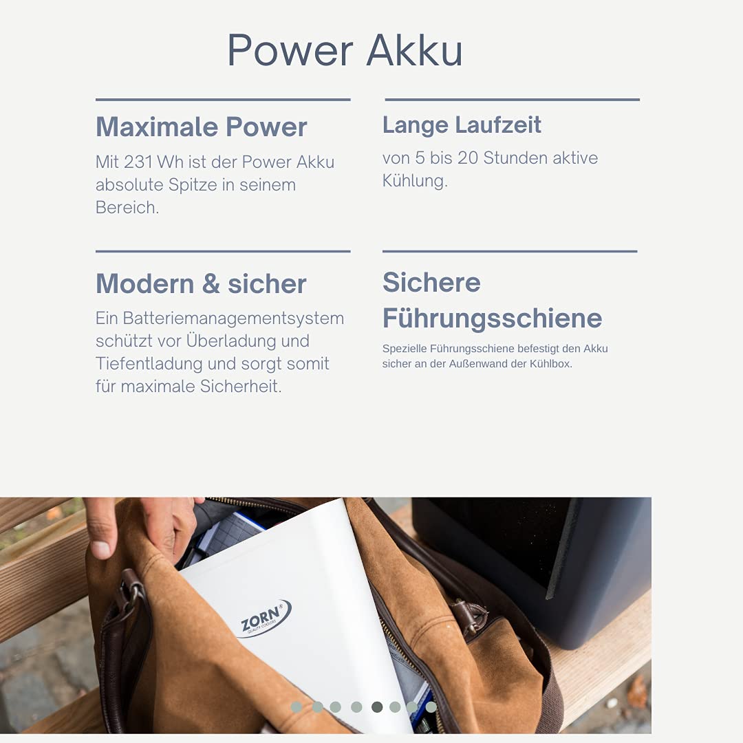 Zorn® I elektryczna lodówka i pojemnik utrzymujący ciepło, pojemność 30 l, 12/230 V, do samochodu, łodzi, ciężarówki, balkonu i gniazdka elektrycznego