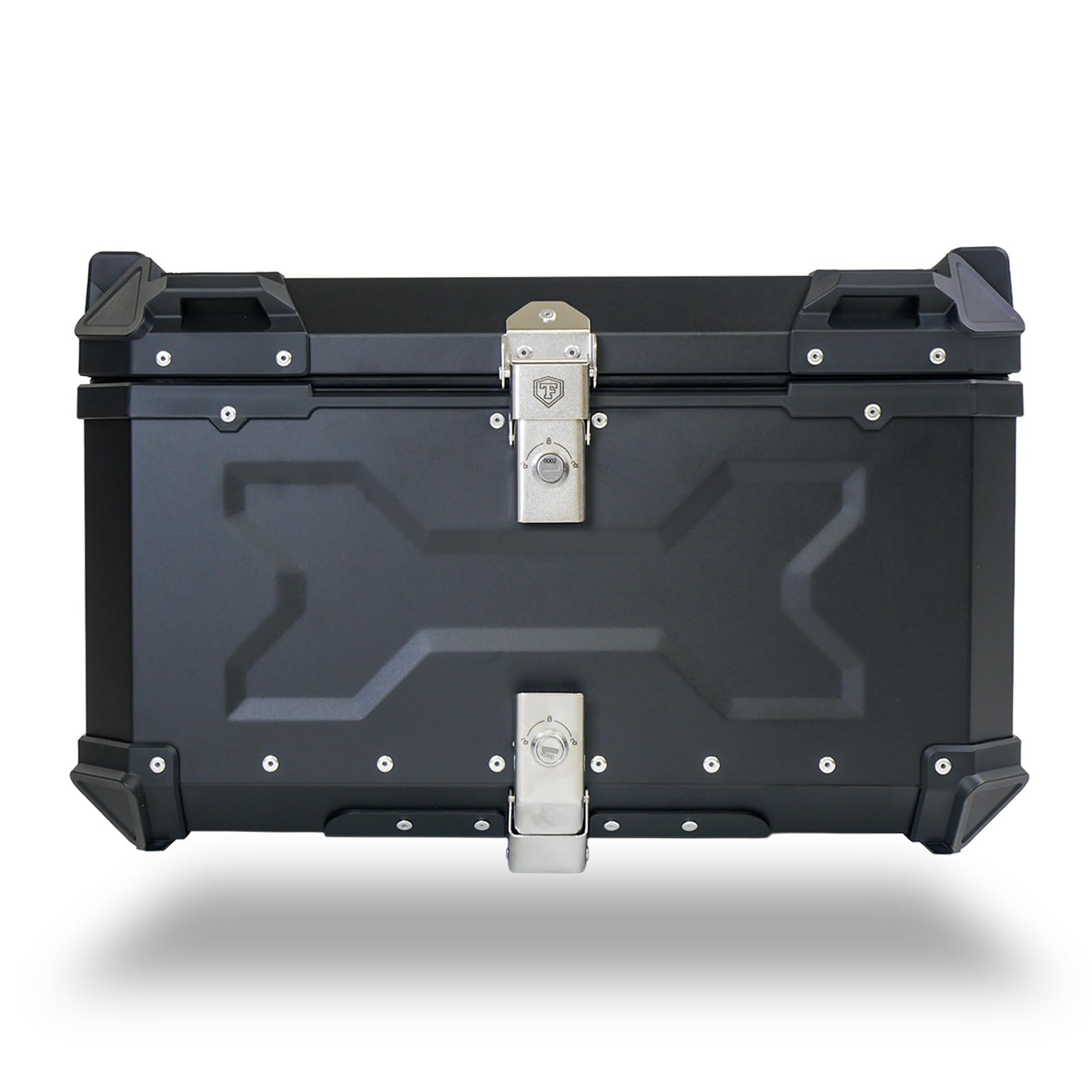 中古　バイク用リアボックス 黒 100L アルミ (BLACK 100L) Amazon | 【選ばれる、理由がある。安心の日本企業。】【 100L 】 ONE