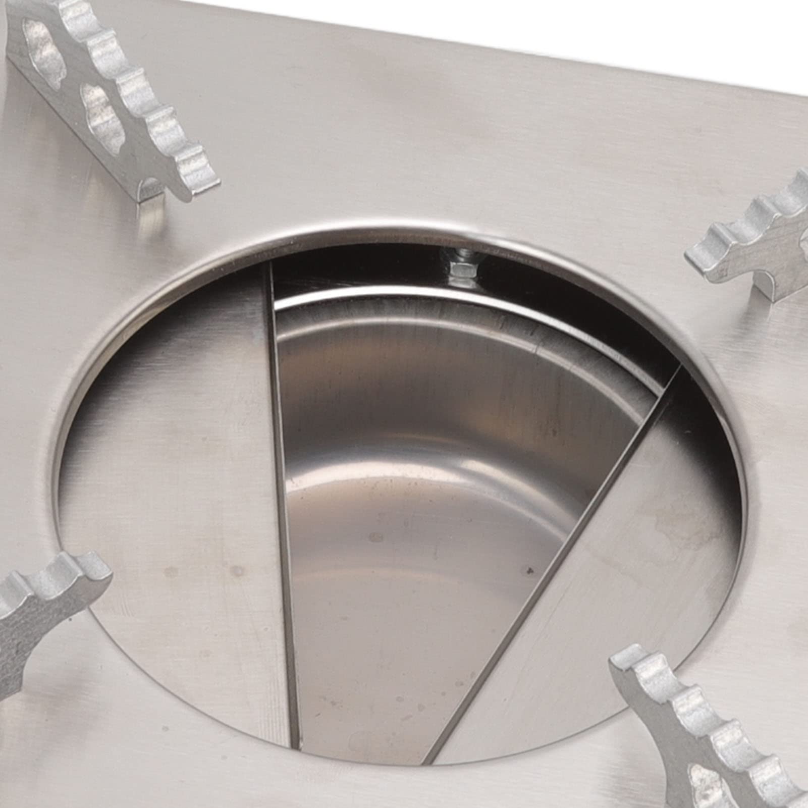 Fornello Da Campeggio Ad Alcool Portatile - Acciaio Inox Con Regolazione Fiamma A Cassetto - Foto 7