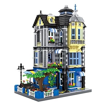 SIBIT Building Blocks Set (Garden Coffee House, 6+ Years),DIY Creative Puzzel Toy for Childrens (2313pcs, 6+ Years)