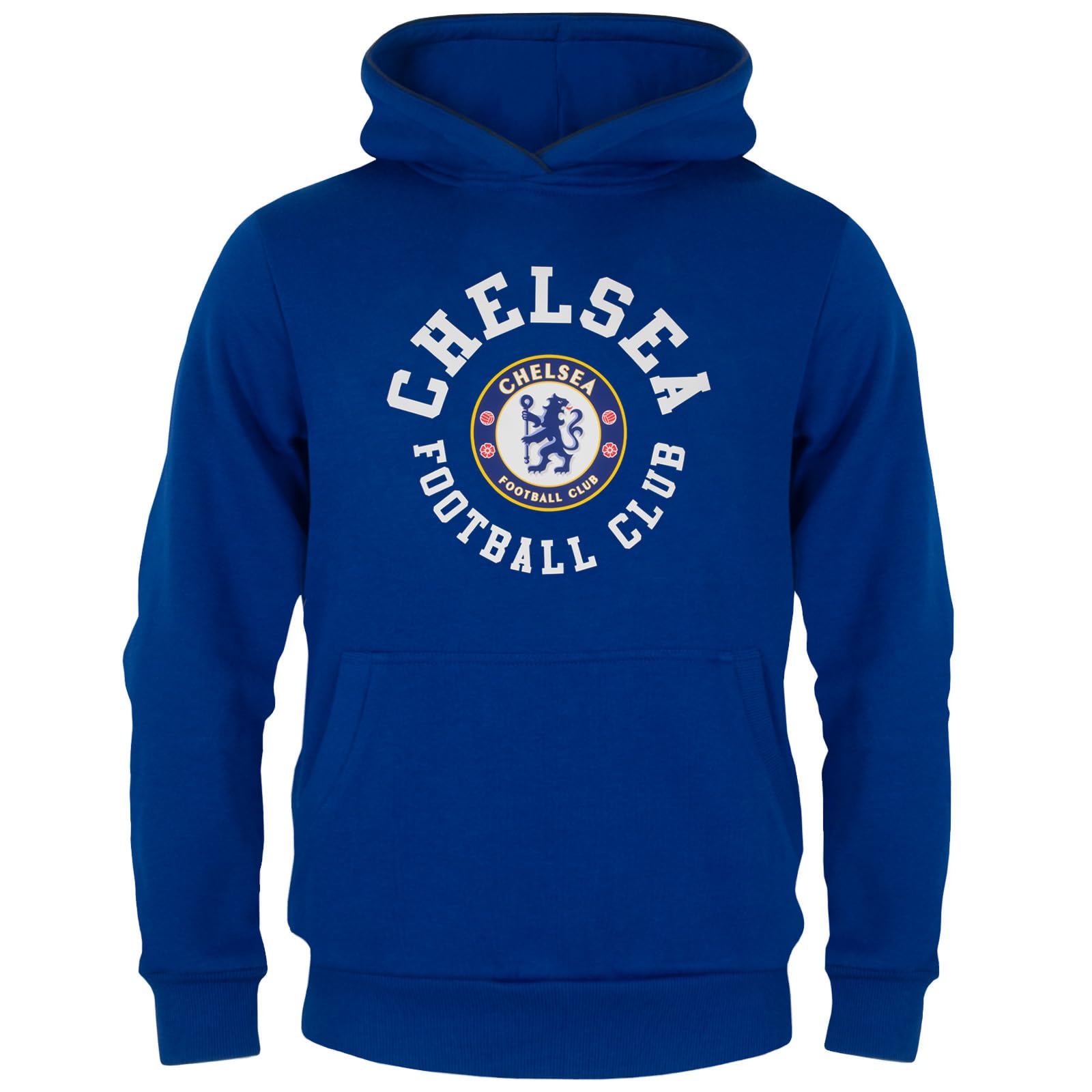 Chelsea Official Football Gift Boys Fleece Graphic Hoody Royal 10-11 Years